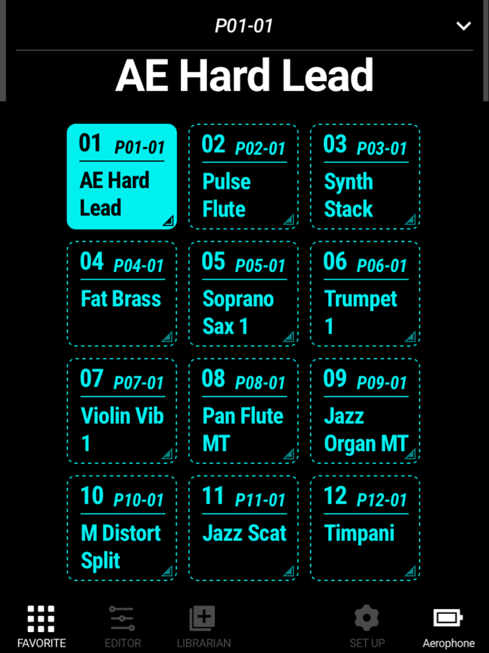 Aerophone Pro Editor