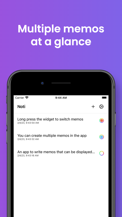 Screenshot #2 pour Noti: Bloc-notes avec widget