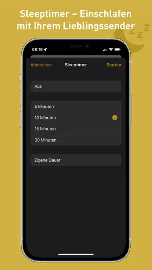 Screenshot von Hr1 App auf dem iPhone 7
