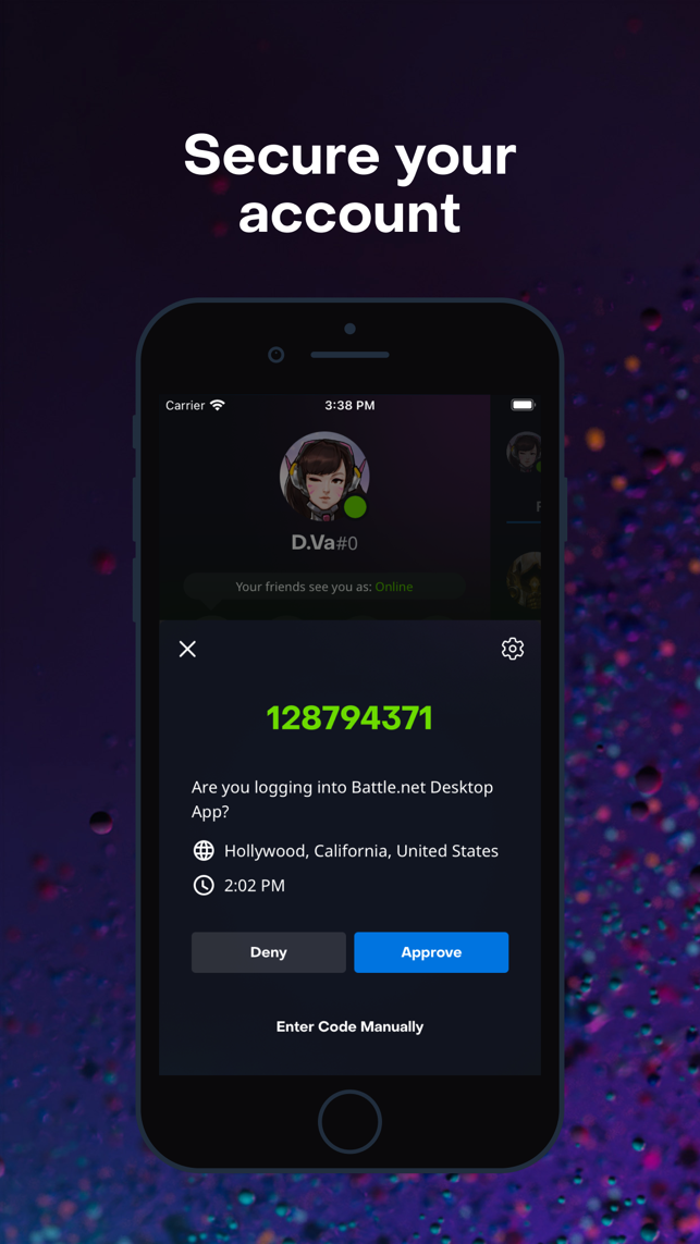 Blizzard Battle.net Balance Cards app screenshot