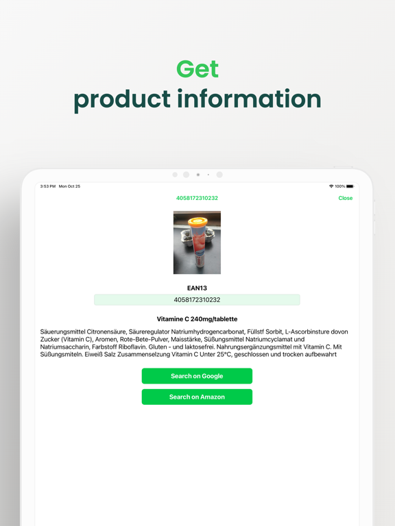 QR & Barcode Reader . iPad screenshot 5 - Utilities app