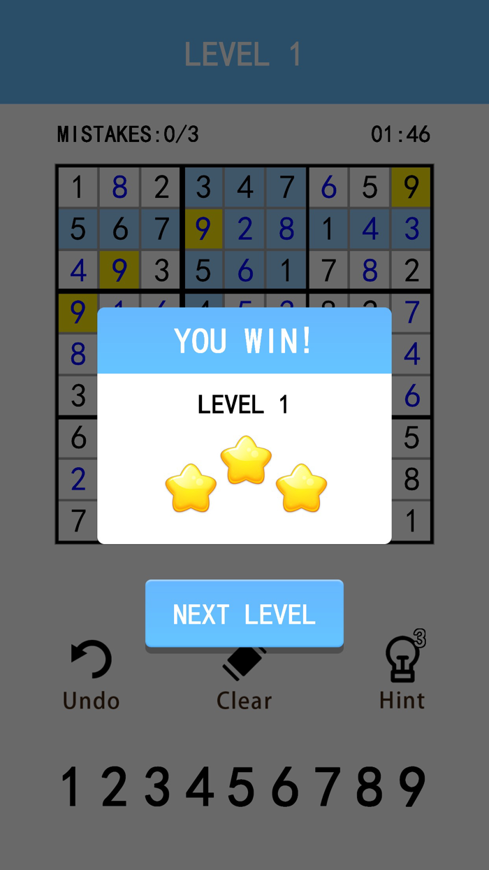 Sudoku Pure Version Brain Game