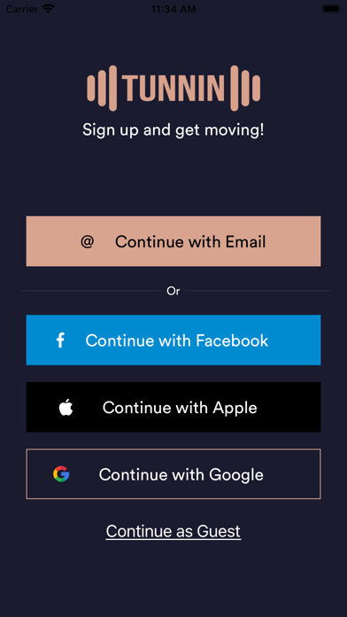 Tunnin Screenshot