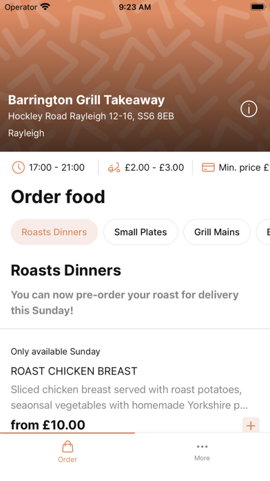 Barrington Grill Screenshot
