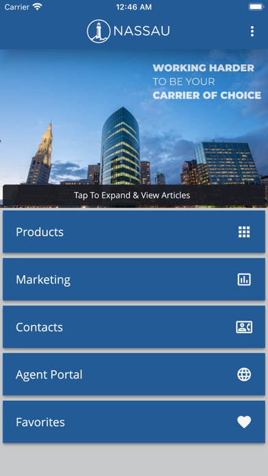 Nassau Agent App Screenshot