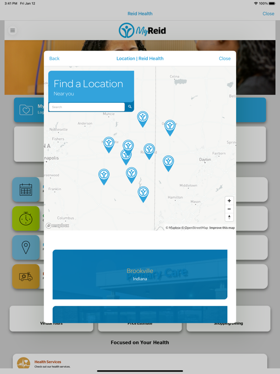MyReid iPad screenshot 4 - Medical app