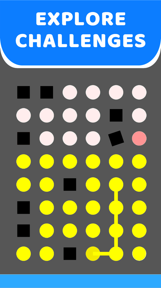 #2. Connect The Dots - Game (iOS) By: Smit Sabhadiya