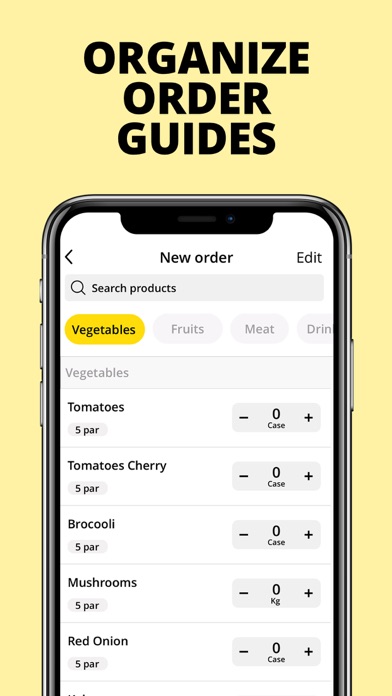 HORECA ORDERS Screenshot