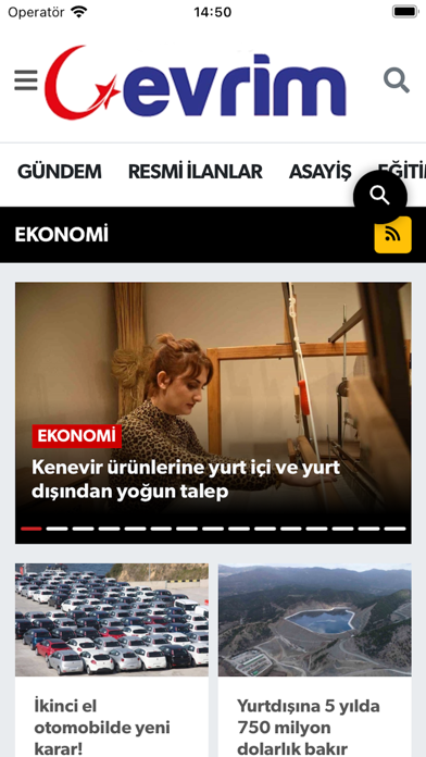 Evrim Gazetesi Screenshot