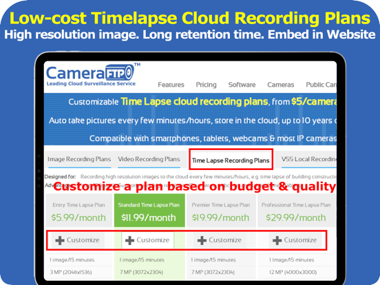 CameraFTP Time Lapse iPad screenshot 9 - Photo & Video app