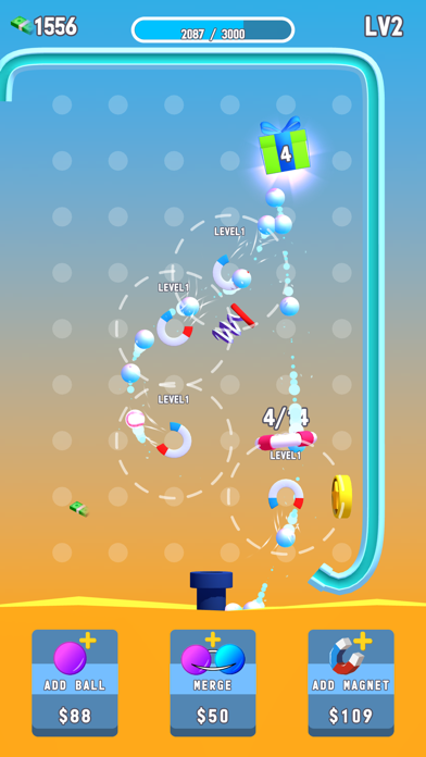 Balls and Magnets Screenshot