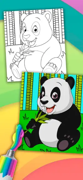 Game screenshot Animals magic coloring pages hack