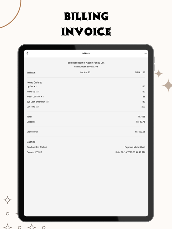 Rebuzz POS iPad screenshot 7 - Business app