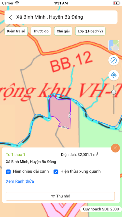 Quy hoạch Bình Phước Screenshot
