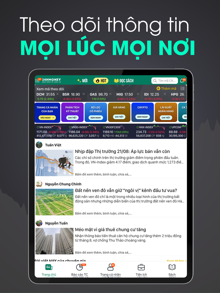 24HMoney Chứng Khoán - Đầu Tư