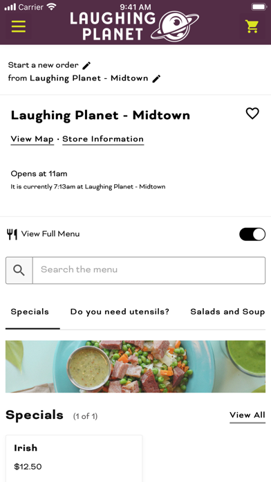 Laughing Planet Cafe Screenshot
