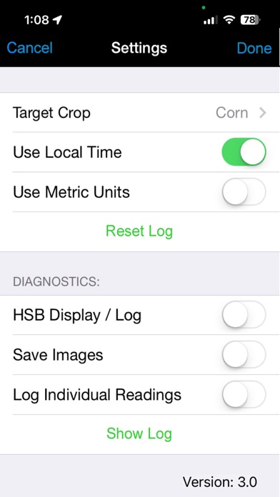 FieldScout GreenIndex+ Screenshot