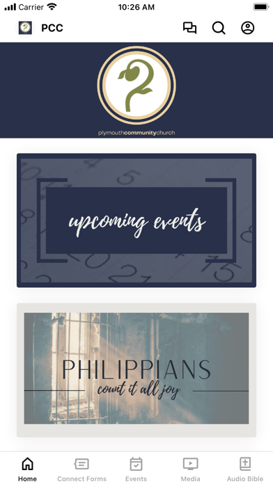 Plymouth Community Church Screenshot