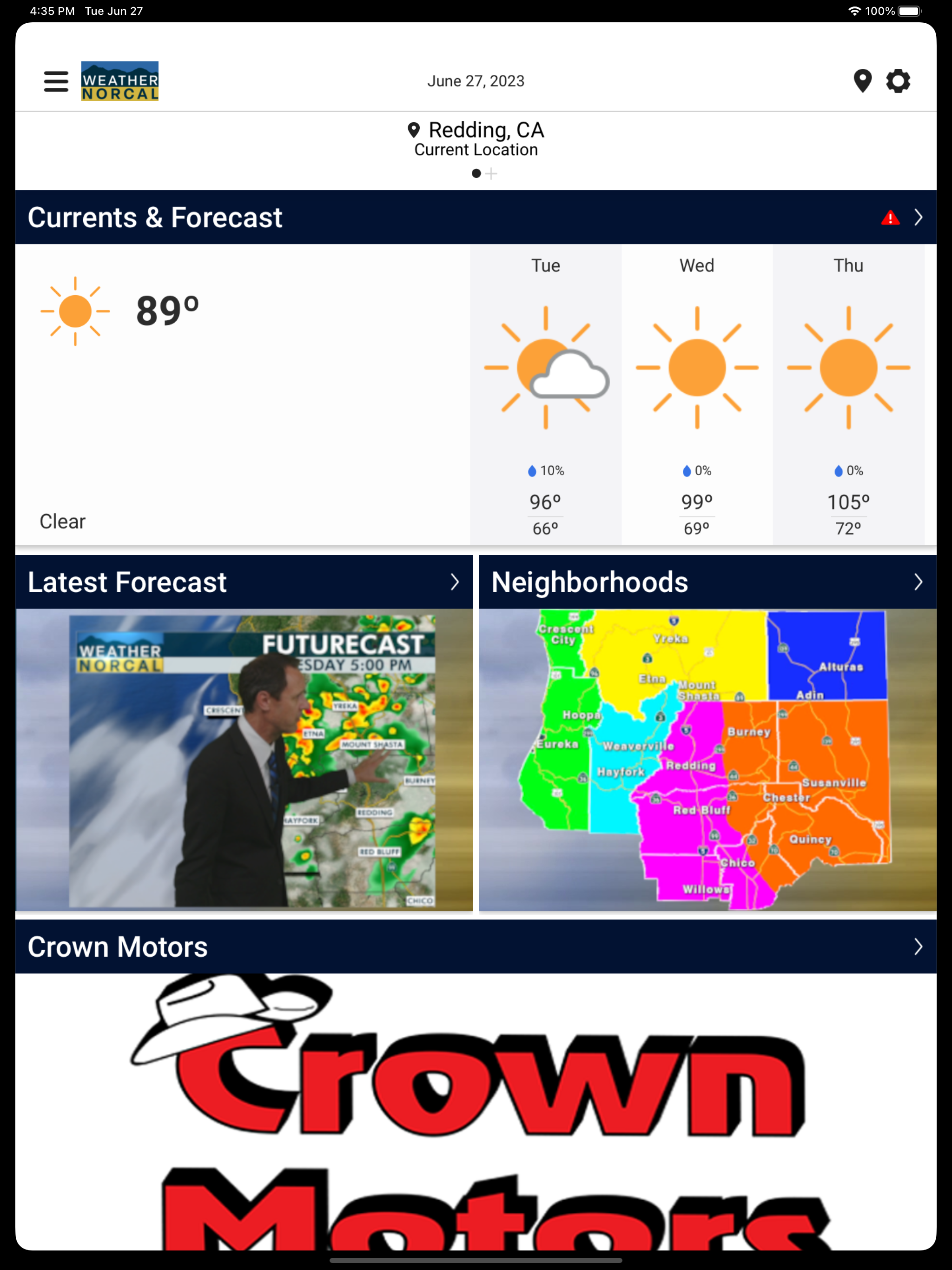 Weather NorCal
