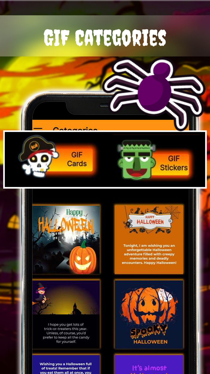 Halloween GIF Photo Stickers