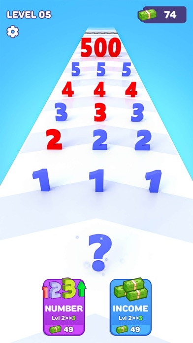 Number Run & Merge Master Game Screenshot