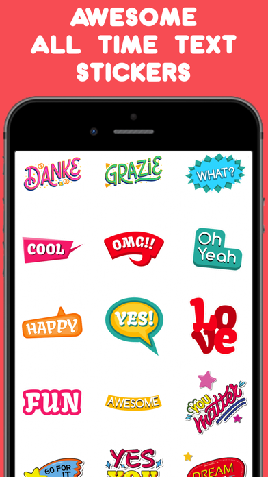 Screenshot #3 pour Awesome All Time Text Stickers
