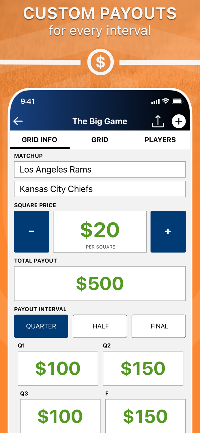Grid Kings - Football Squares
