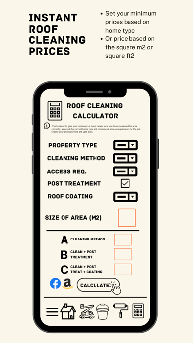 Pressure Washing Calculator Screenshot