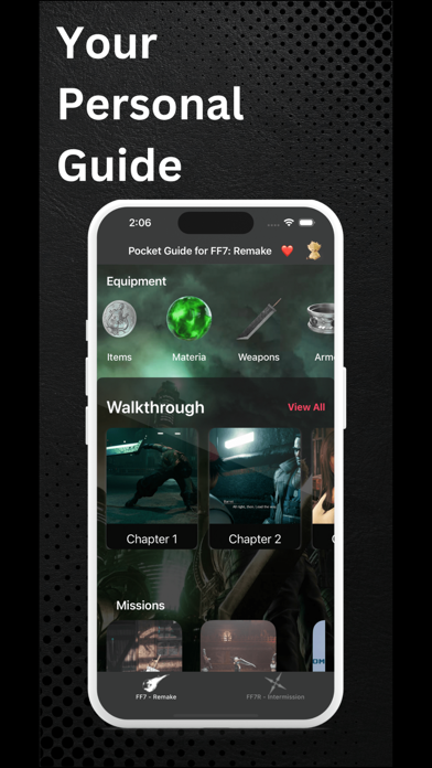Pocket Guide for FFVII: Remake Screenshot