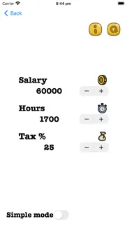 income timer iphone screenshot 2