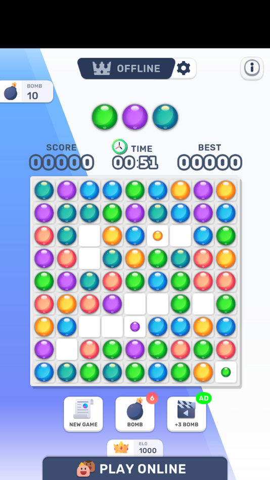 #3. Line And Block 98 Online (iOS) Podle: Tran Viet