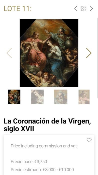 Templum Fine Art Auctions Screenshot