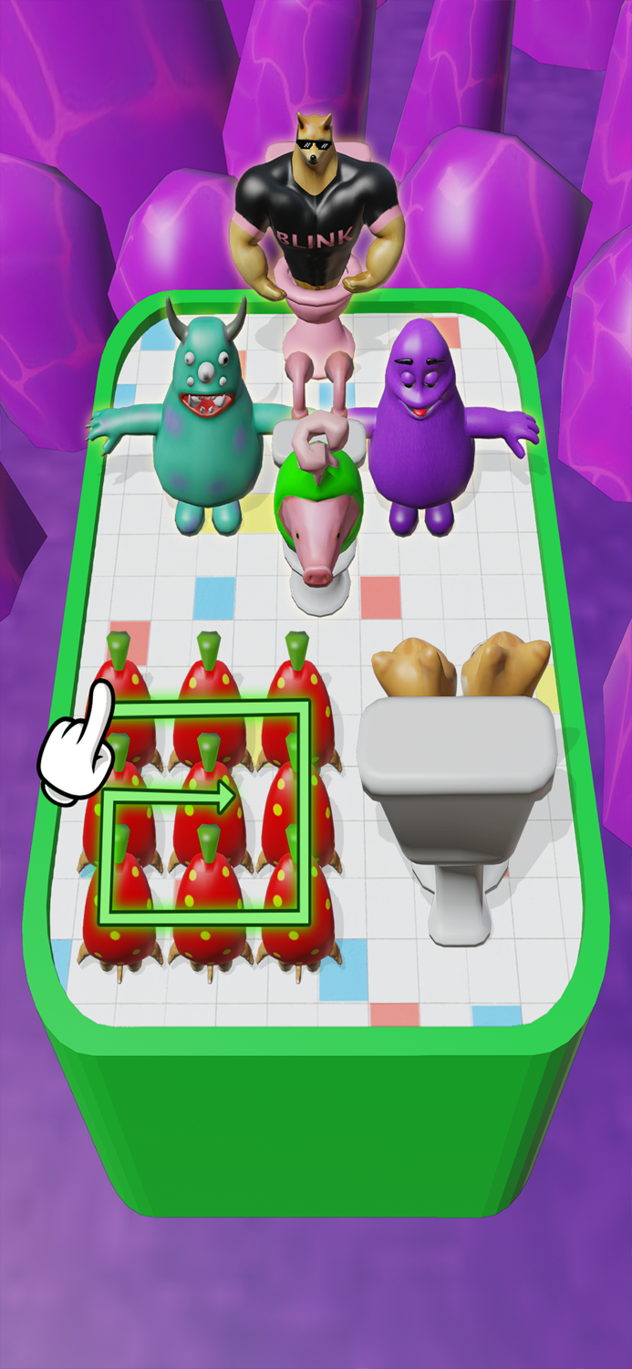 Ms Grimace merge Monster