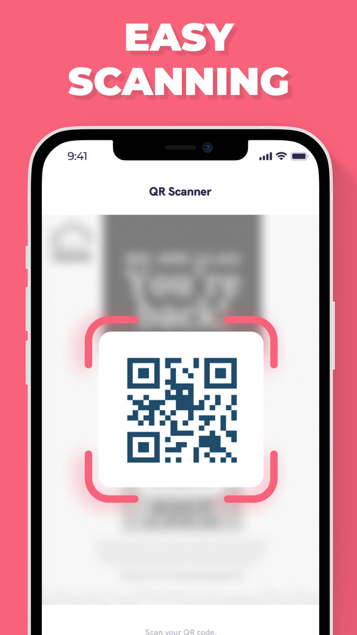 the qr code reader, barcode з