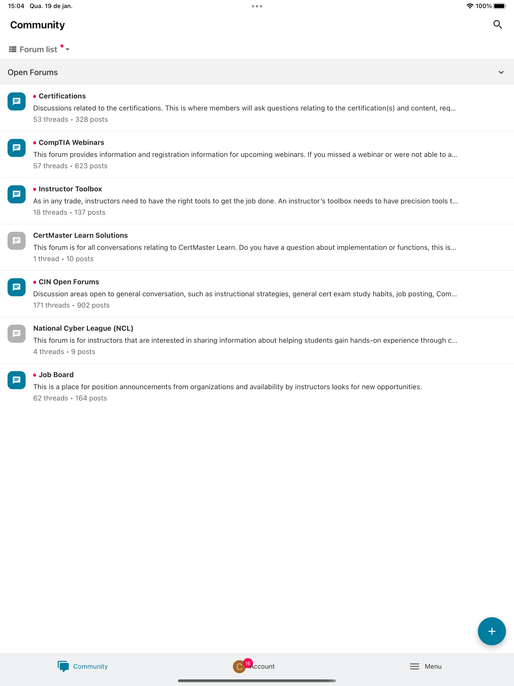 CompTIA Instructor Network