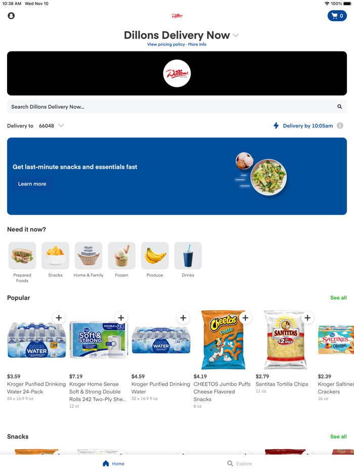 Dillons Delivery Now