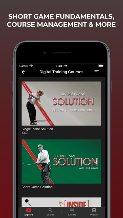 Graves Golf On-Demand Screenshot