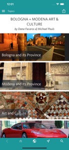 Bologna + Modena Art & Culture screenshot #1 for iPhone