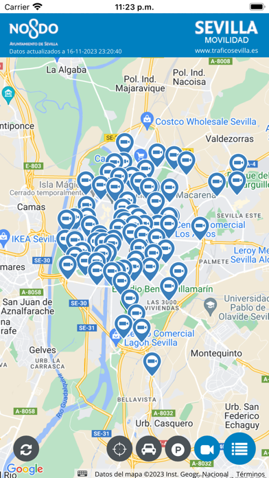 Movilidad Tráfico Sevilla Screenshot