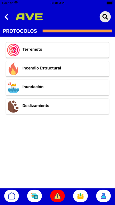 AVE Emergencias Screenshot