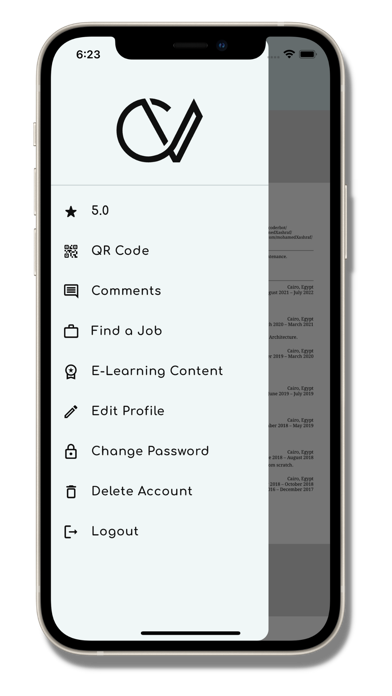 CVs App Screenshot