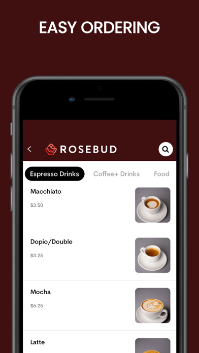 Rosebud Coffee Screenshot
