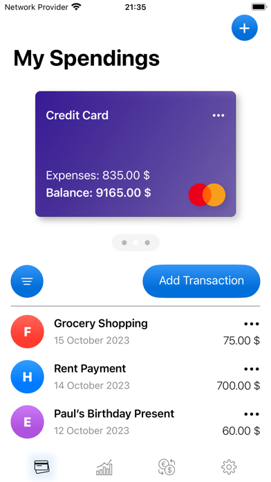 Spending Tracker: Budget App Screenshot