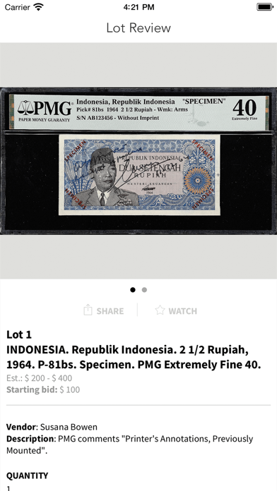 Garuda Auction Screenshot
