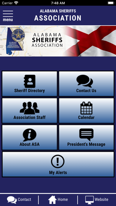 Alabama Sheriff Association Screenshot