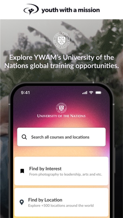 YWAM Training Screenshot