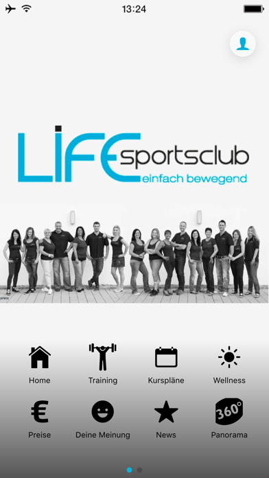 LIFE sportsclub Screenshot