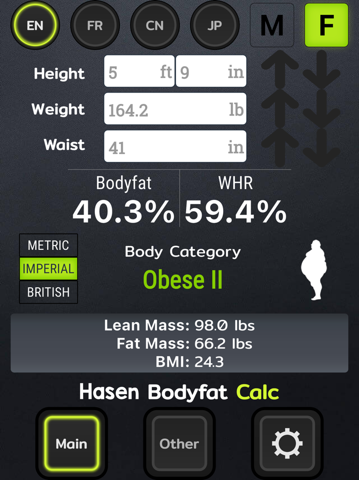 Bodyfat Calculator 3