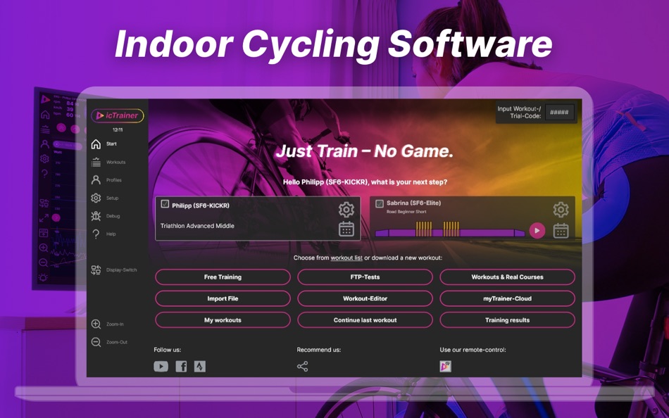 icTrainer: Indoor Cycling App - 2.2.50c - (macOS)