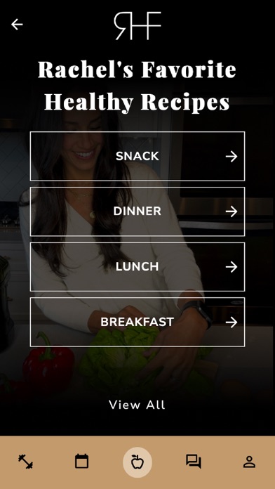 Rachel Homer Fitness & Recipes Screenshot